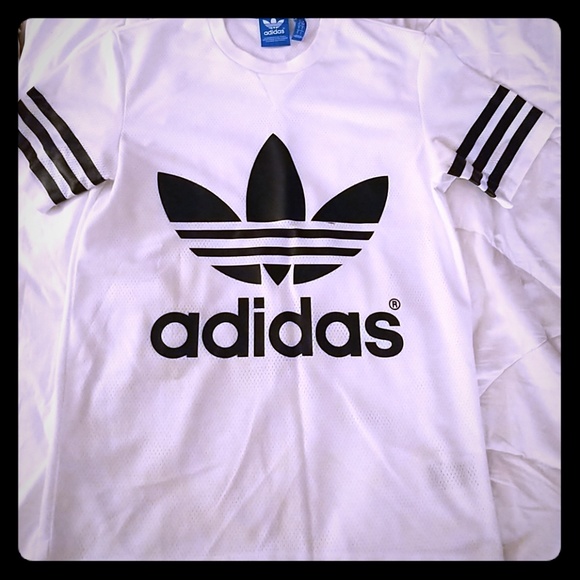adidas Tops - Adidas originals mesh football jersey